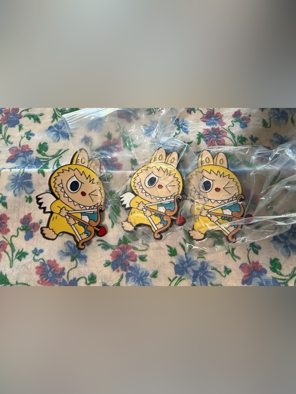 Labubu Cupid Pins Set Of 3